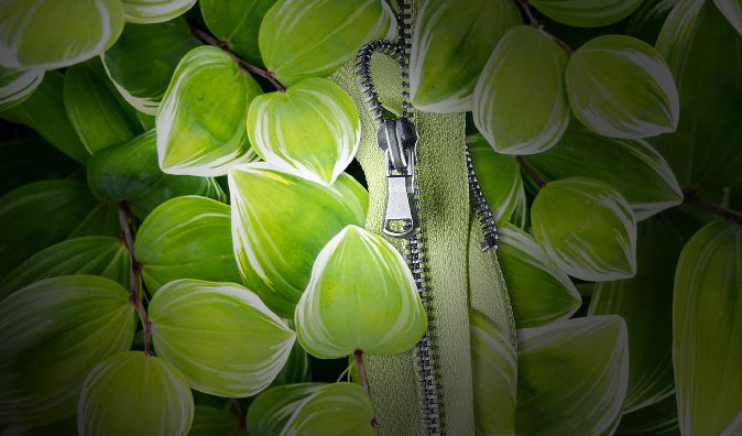 Recycled Zipper